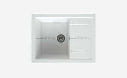 MAXSTONE Мойка глянцевая MS-15 (белый снег) 640*505*217